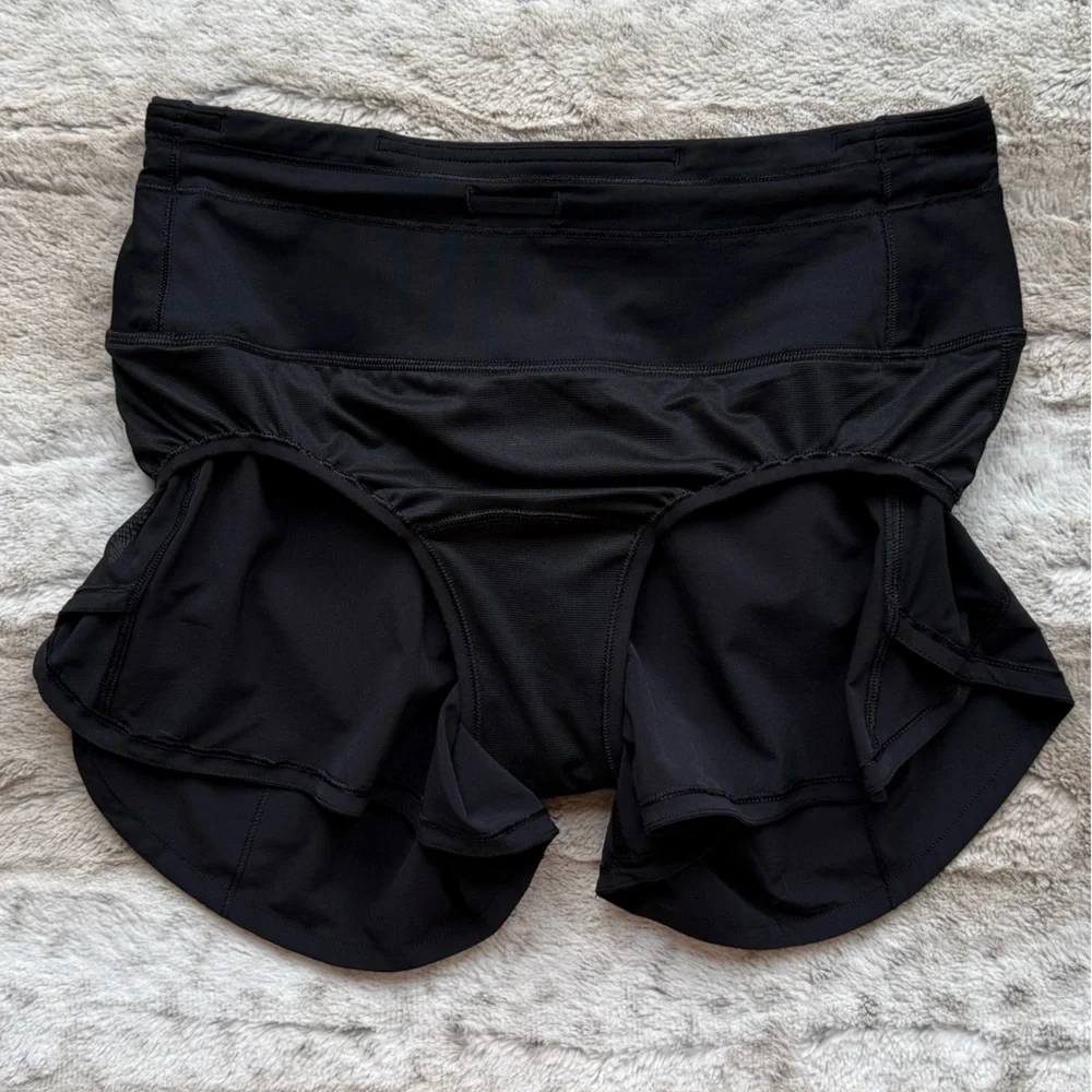 Lululemon Speed Up Short Long High-Rise *4" in Black Size 6 - Picture 9 of 15